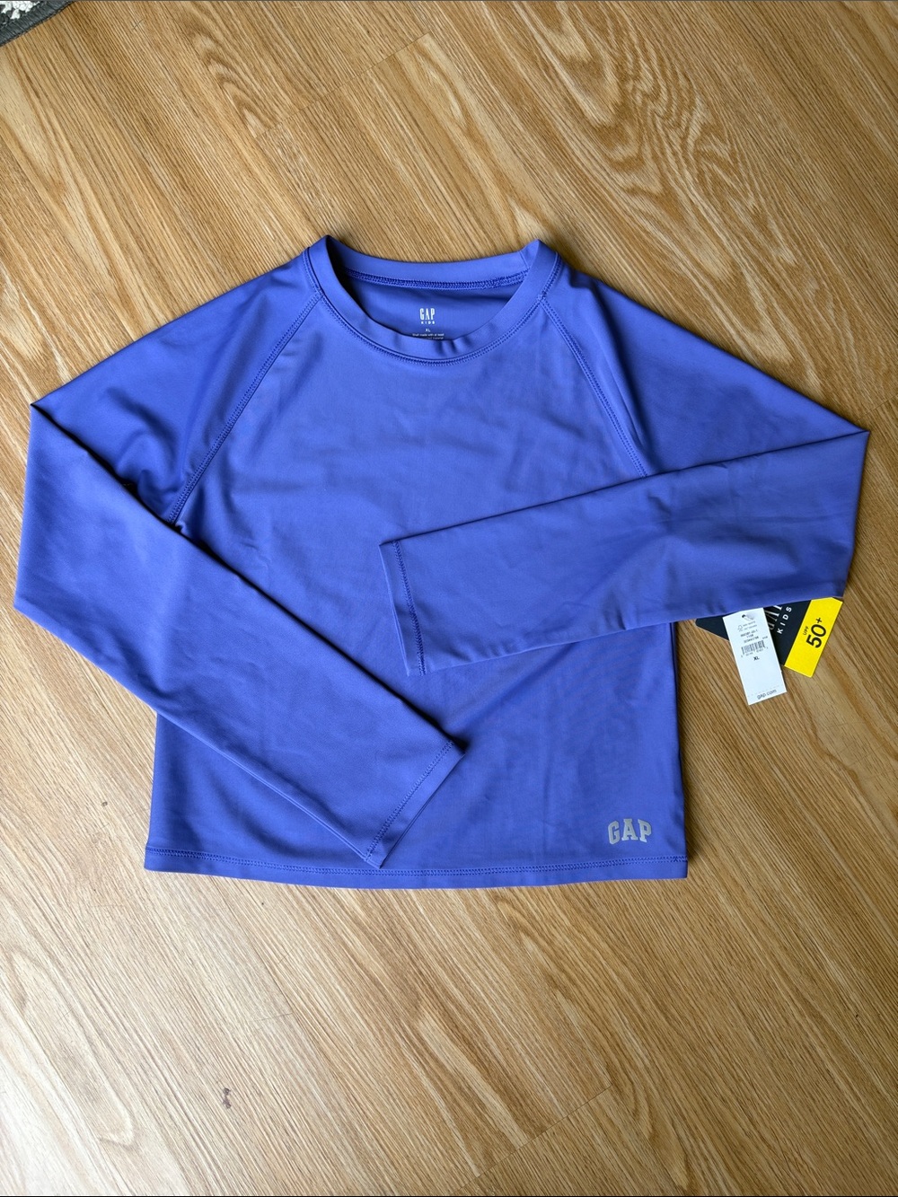 GAP Kids purple rash guard spf 50 size XL